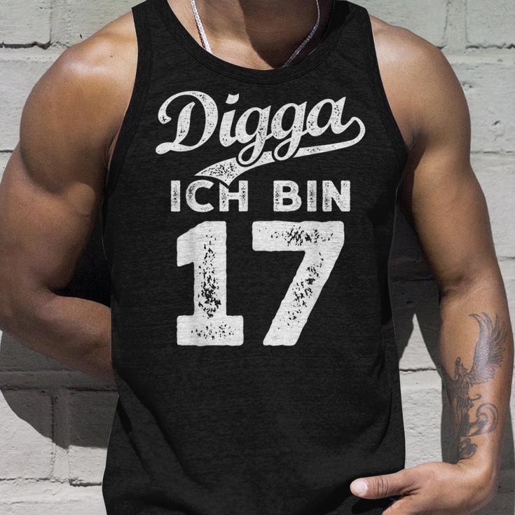 Digga Ich Bin 17 Jahre 17Th Birthday Tank Top Geschenke für Ihn