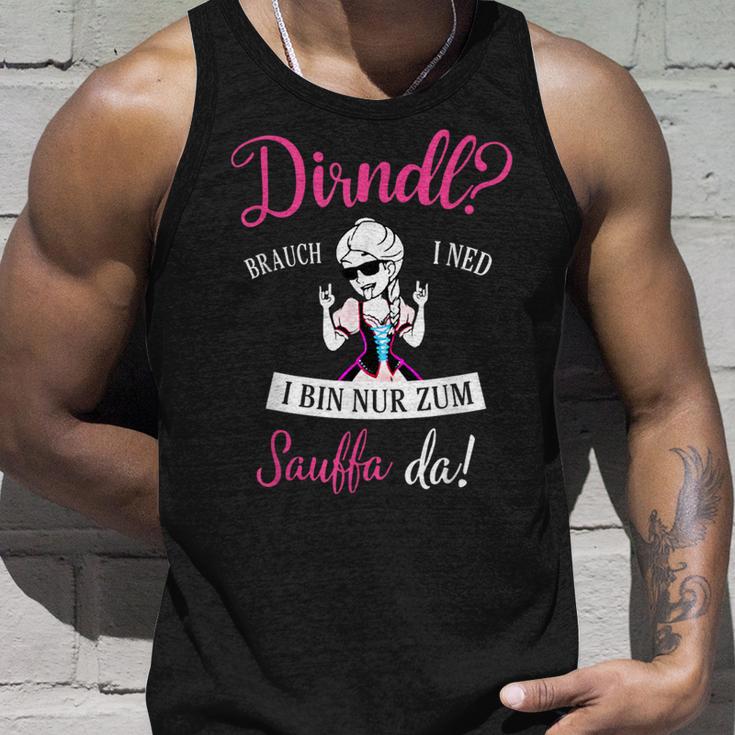 Dirndl Brauch I Ned I Bin Nur Zum Sauffa Da Tank Top Geschenke für Ihn