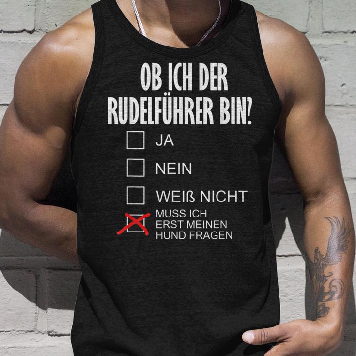 Dog Holder Ob Ich Der Rudelführer Bin I'm The Rudelführer Bin Tank Top Geschenke für Ihn