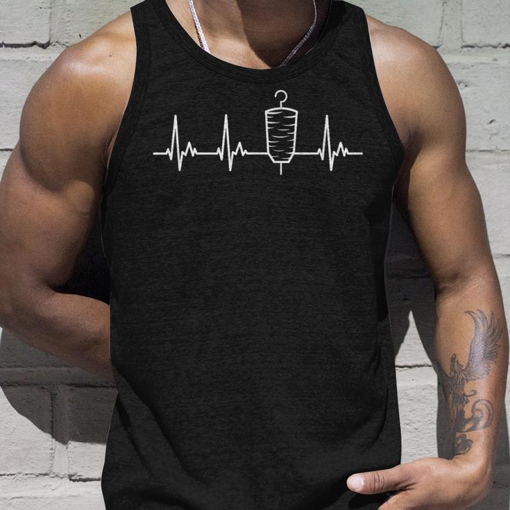 Doner Kebab Heartbeat Kebabs Tank Top Geschenke für Ihn