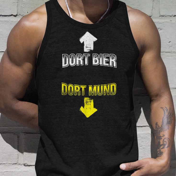 Dort Bier Dort Mund Biertrinker Alkohol Saufen Tank Top Geschenke für Ihn