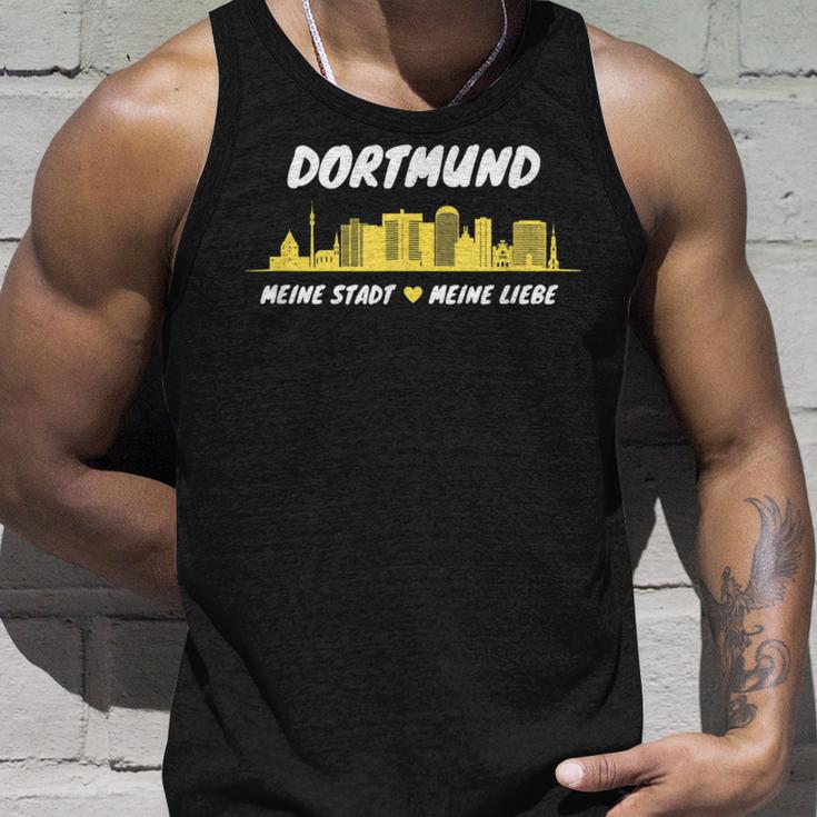 Dortmund Skyline My Love Landmark Stadium Ultras Tank Top Geschenke für Ihn