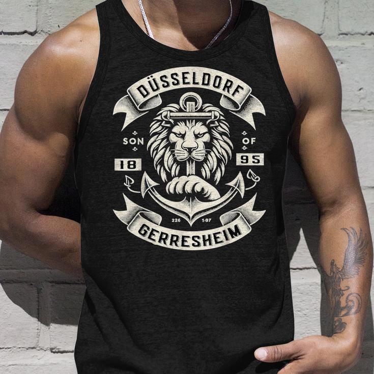 Düsseldorf Gerresheim Lion With Anchor Tank Top Geschenke für Ihn