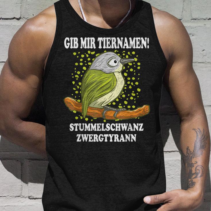 Dwarf Tyrann I Ornitology Bird Animal Name Fun Tank Top Geschenke für Ihn