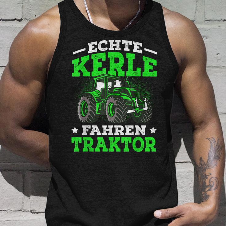 Echte Kerle Fahren Tractor Real Soccer Bunch Tank Top Geschenke für Ihn