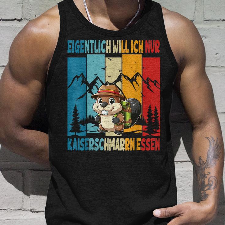 Eigentlich Will Ich Nur Kaiserschmarrn Essen Alpenmarmeltier Tank Top Geschenke für Ihn