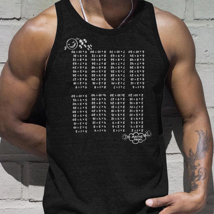 Einmaleins Lernen Lustig Gemacht Tank Top Geschenke für Ihn