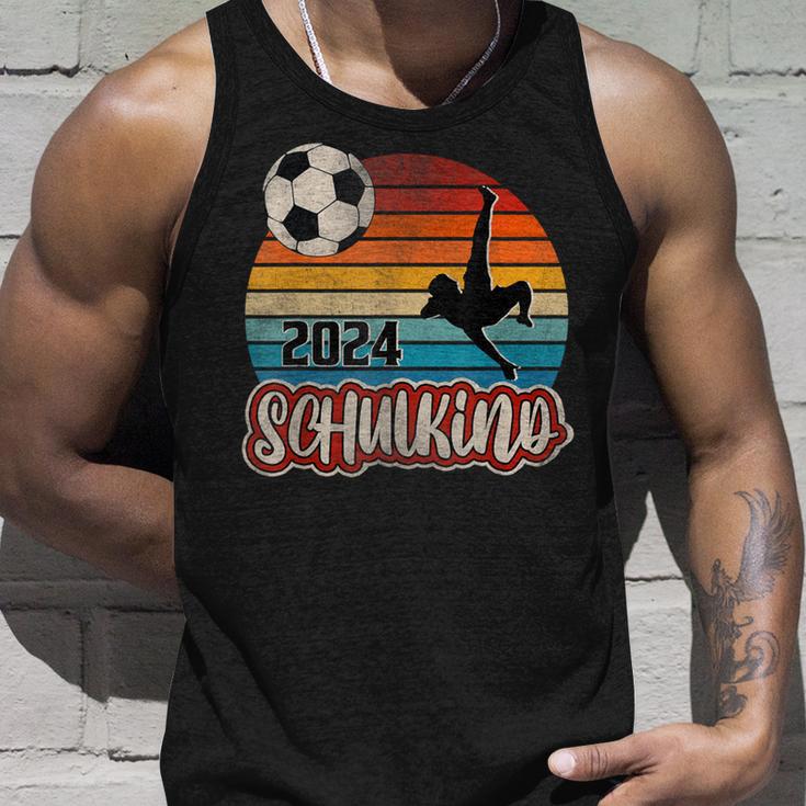 Einschulung Schulkind 2024 School Cone Boy Footballintage Tank Top Geschenke für Ihn