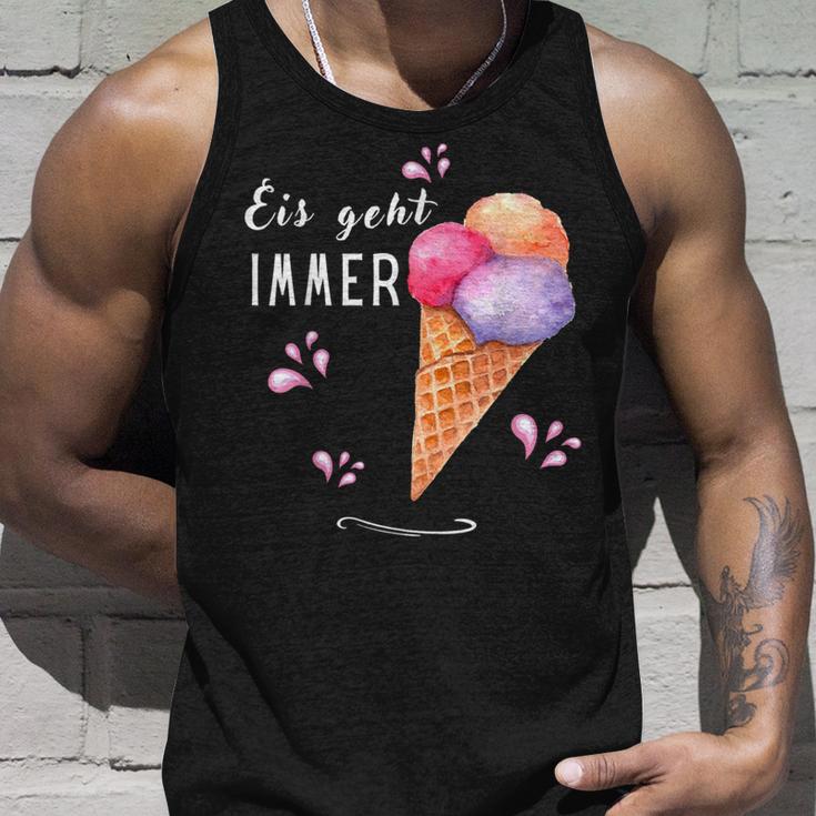 Eis Geht Immer Eisparele Eiscafe Du Liebst Eiscreme Eispar Tank Top Geschenke für Ihn