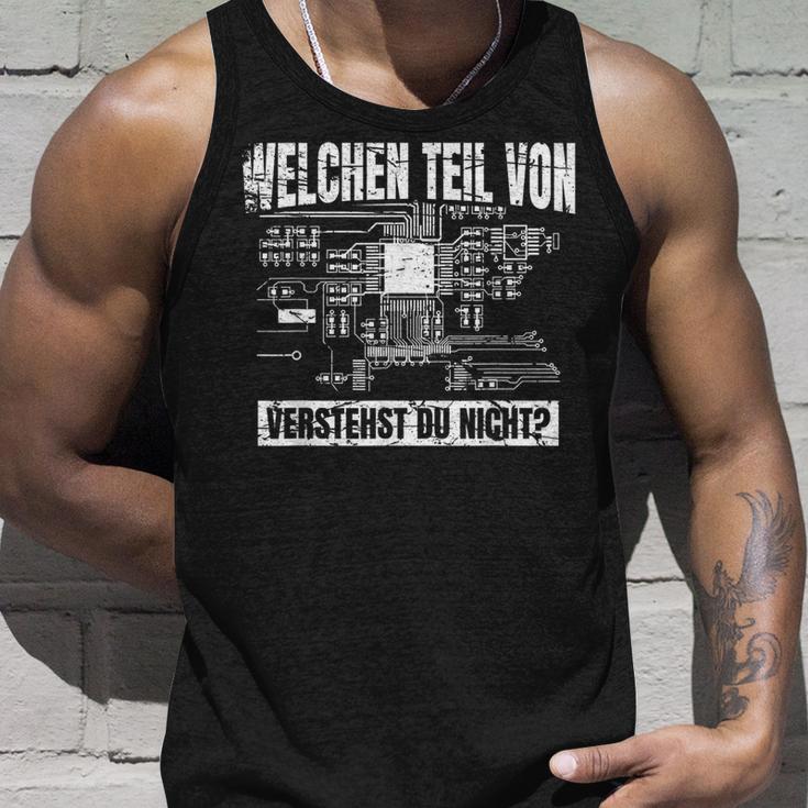 Electronicians Electrics Slogan I Electrical Engineering Motif Tank Top Geschenke für Ihn