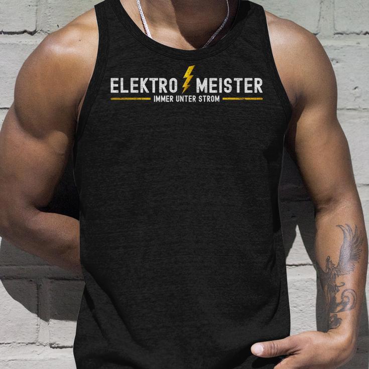 Elektromeister Prüfung Elektro Meisterprüfung Unter Strom Tank Top Geschenke für Ihn