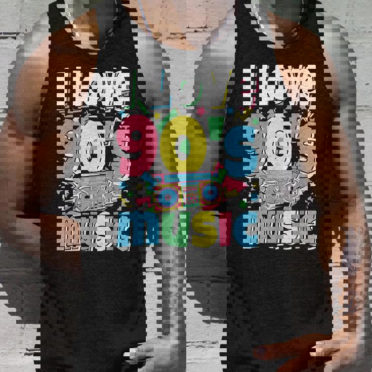 Me Encanta La Música De Los 90 Traje Retro Para Amantes De La Música De Los 90 Camiseta sin mangas Regalos para él