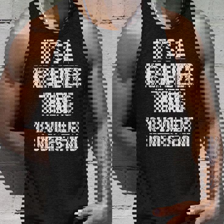 Es Una Cosa De Kramer No Lo Entenderías Kramer Camiseta sin mangas Regalos para él