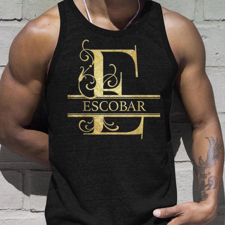 Escobar Name Tank Top Geschenke für Ihn