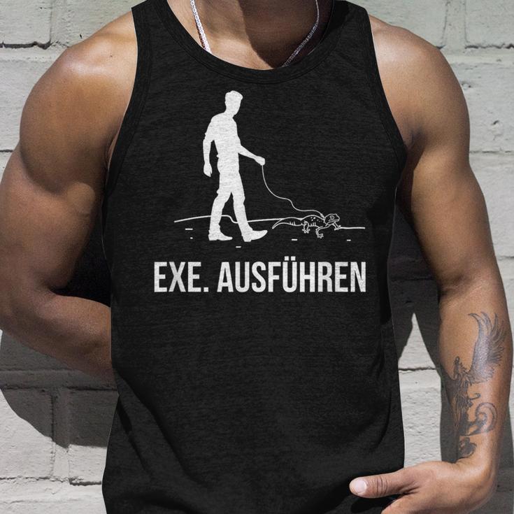 Exe Run Programmer Programming Computer Nerd Tank Top Geschenke für Ihn