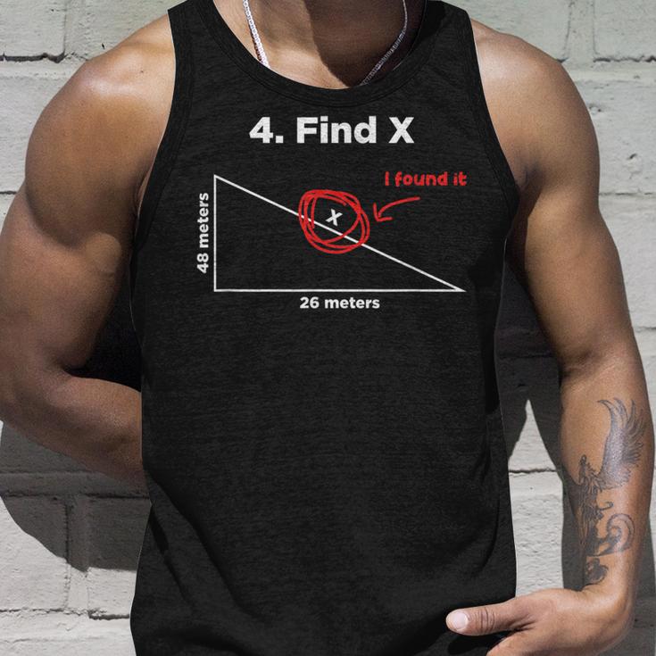 Finde X Ich Fand Es Fun Math Pun Find X S Tank Top Geschenke für Ihn