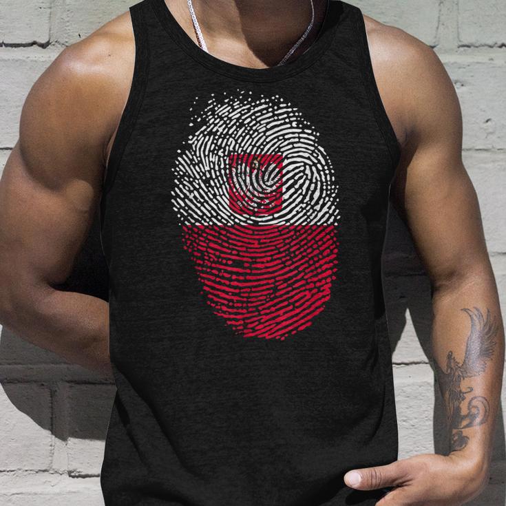 Fingerprint Children's Poland Tank Top Geschenke für Ihn