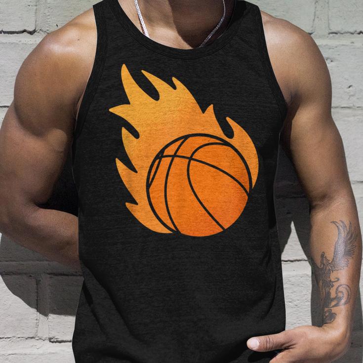 Fire Basketball Tank Top Geschenke für Ihn