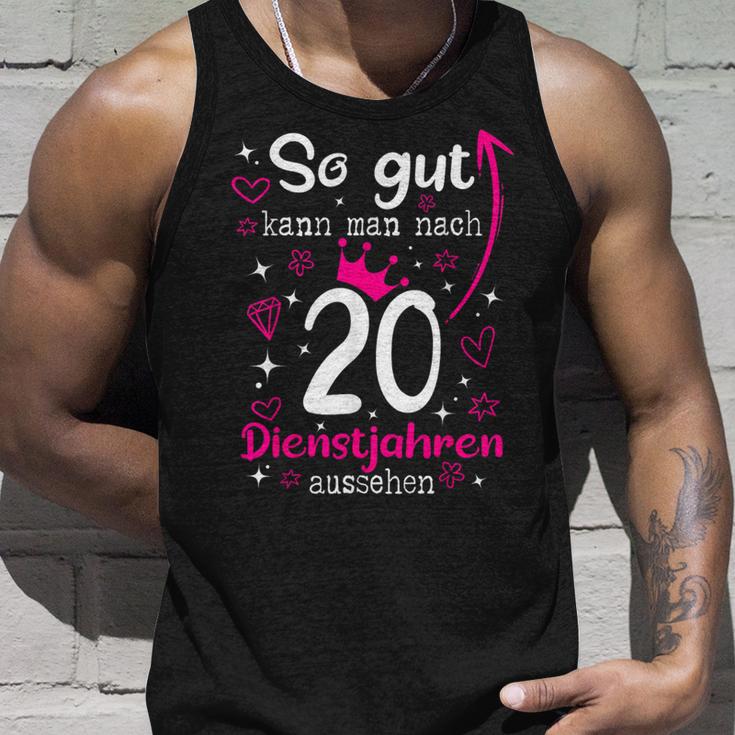 Firmenjubiläum 20 Jähriges Dienstjubiläum 20 Years Anniversary S Tank Top Geschenke für Ihn