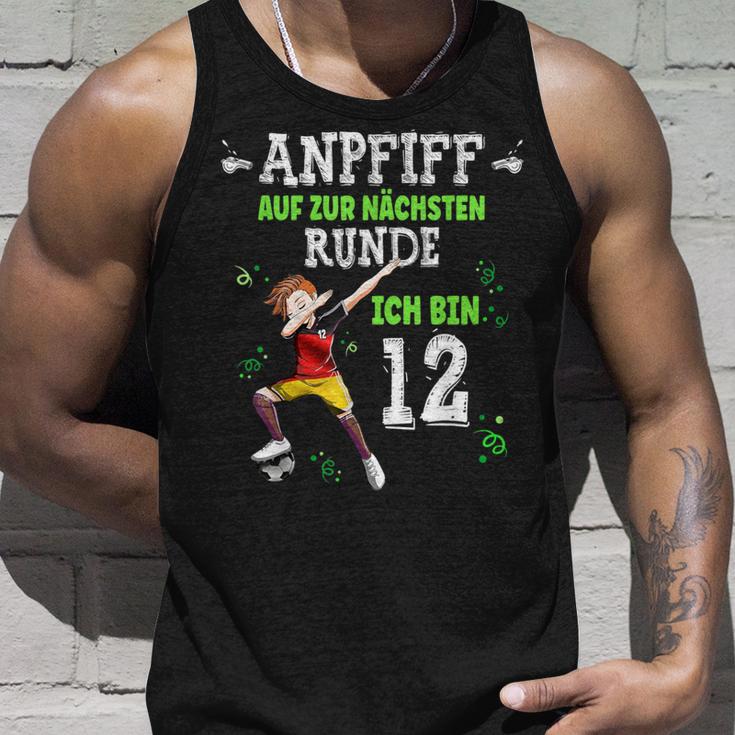 Football Dabbing Boy 12Th Birthday Ich Bin 12 Jahre Tank Top Geschenke für Ihn