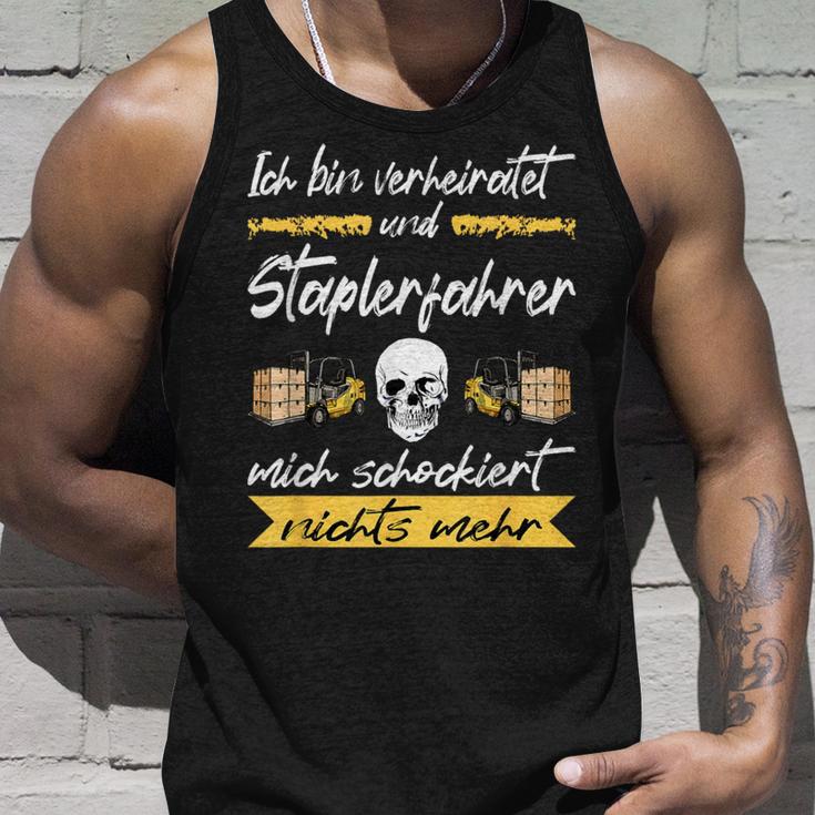 Forklift Ich Binerheiratet Und Forklift Driver Tank Top Geschenke für Ihn