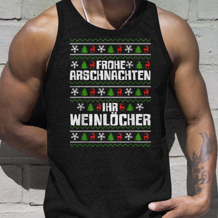 Frohe Arschnachten Ihr Weinlöcher Costume Tank Top Geschenke für Ihn