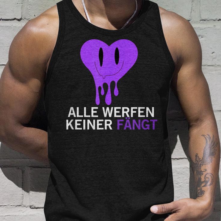 Alle Werfen Keiner Fängt Rave Techno Party Parts Tank Top Geschenke für Ihn