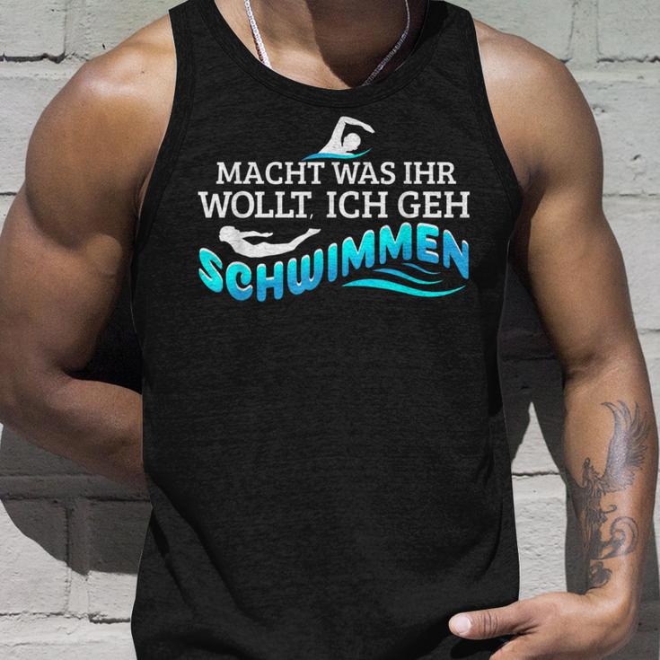 Beach For Swimmers And Triathletes Tank Top Geschenke für Ihn