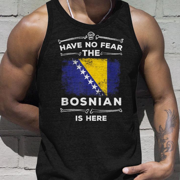 Bosnia Flag Bosnia Herzegovina Roots Tank Top Geschenke für Ihn