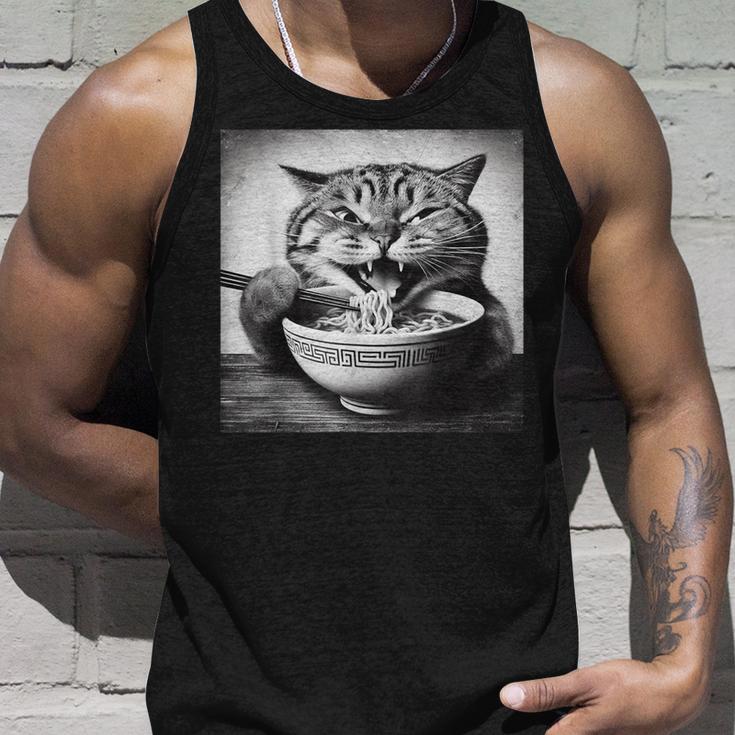 Cat Ramen Fiesta Kitten Anime Ramen Cat Enthusiast Tank Top Geschenke für Ihn