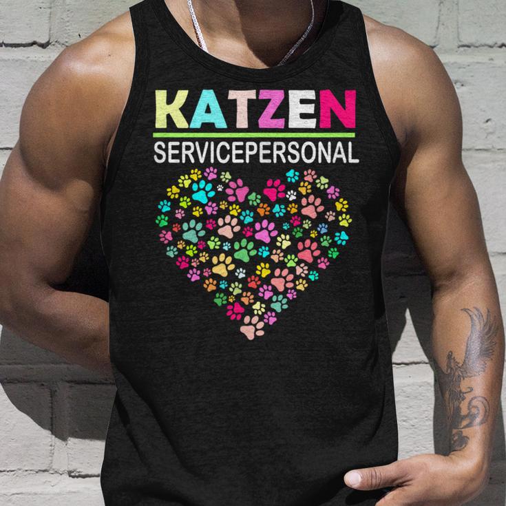 Cat Service Personnel Cat Pet Cat Love Tank Top Geschenke für Ihn