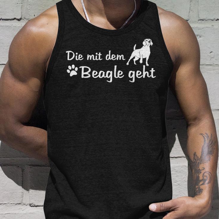 Cute Dog Heartbeat Die Mit Dem Beagle Geht Tank Top Geschenke für Ihn