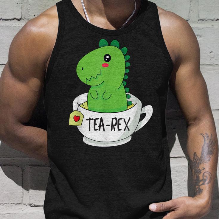 Dino Tea-Rex Tank Top Geschenke für Ihn