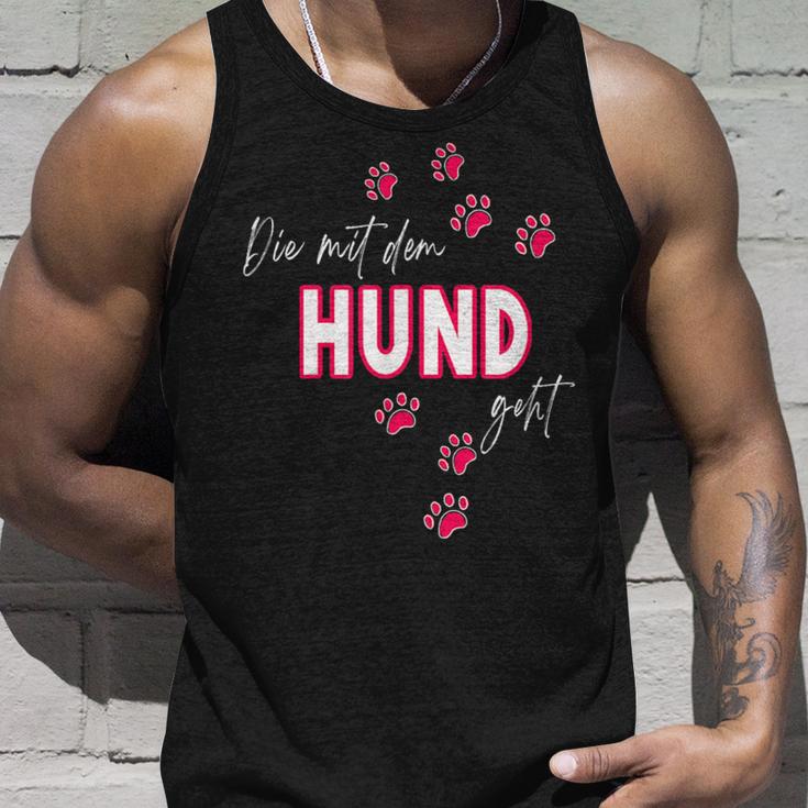 Dog Die Mit Dem Hund Geht Tank Top Geschenke für Ihn