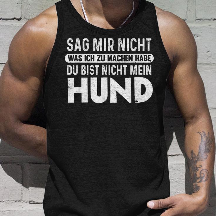 Dog Du Bist Nicht Mein Hund Hundowner Tank Top Geschenke für Ihn