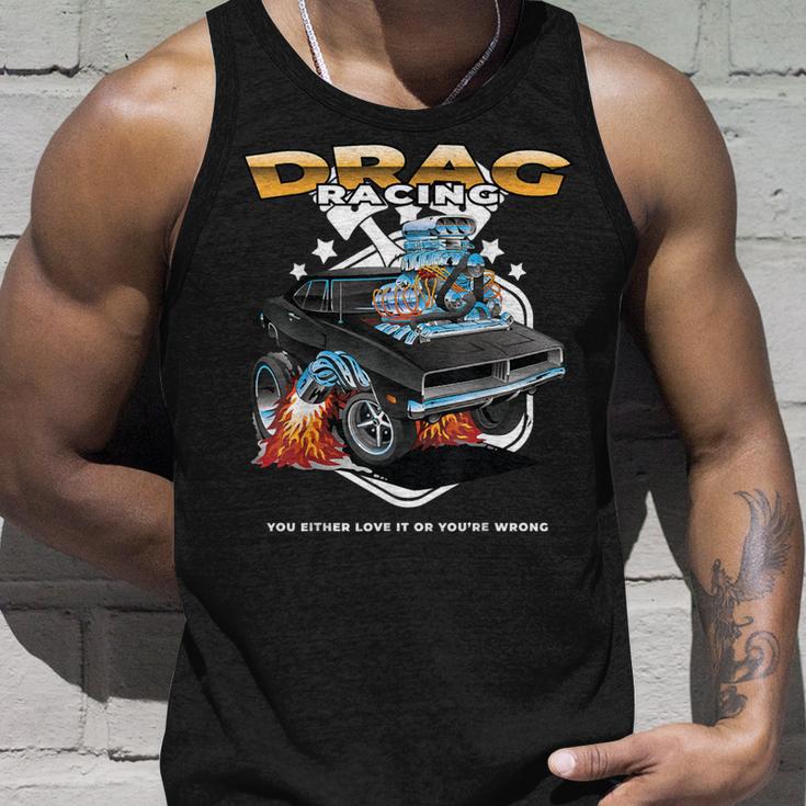 Drag Racing Motor Racing Mechanism Dragster Tank Top Geschenke für Ihn