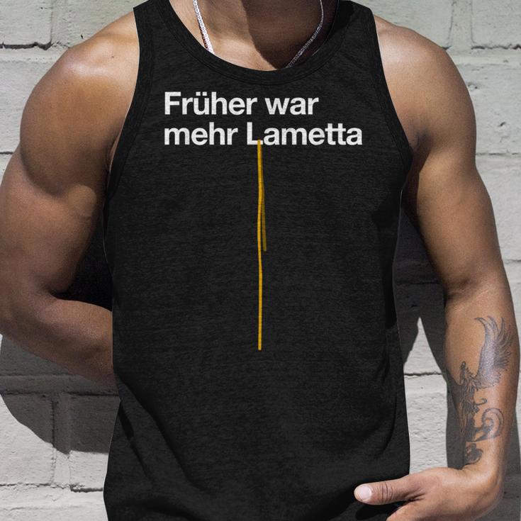 Früher War Mehr Tinsel Christmas Tree Christmas S Tank Top Geschenke für Ihn