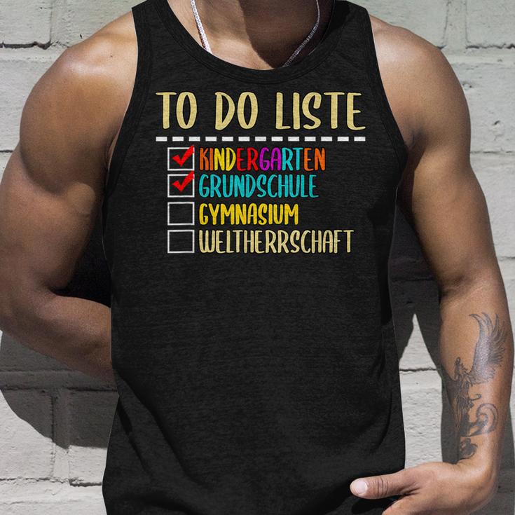 To Do List Kindergarten Primary School High School Tank Top Geschenke für Ihn