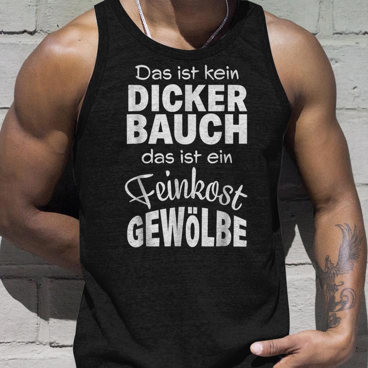 With Slogan Das Ist Kein Dickbauch Das Ist Ein Feinkost S Tank Top Geschenke für Ihn