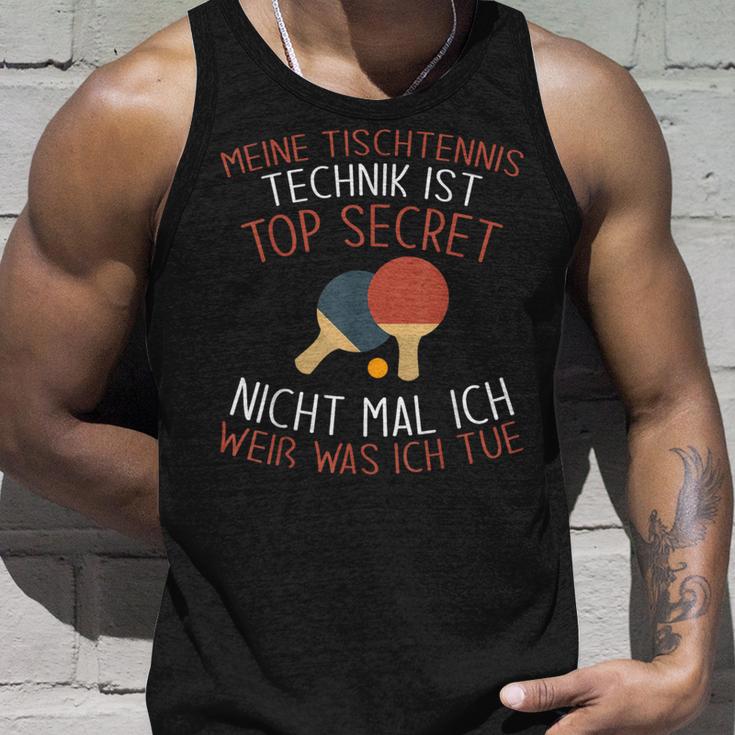 Table Tennis Player My Table Tennis Technique Tank Top Geschenke für Ihn