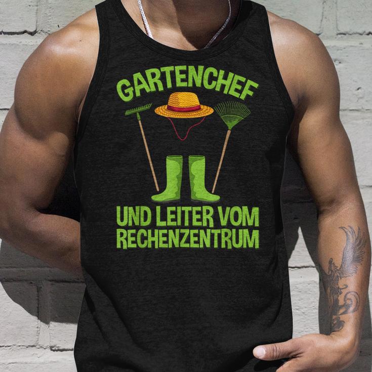 Gartenchef Und Leiterom Rechenzentrum Hobbygärtner Garten Tank Top Geschenke für Ihn