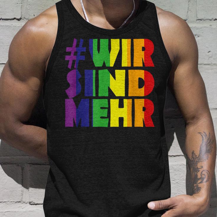 Gegen Rassismus Und Gegen Rechts Wir Sind Mehr Tank Top Geschenke für Ihn