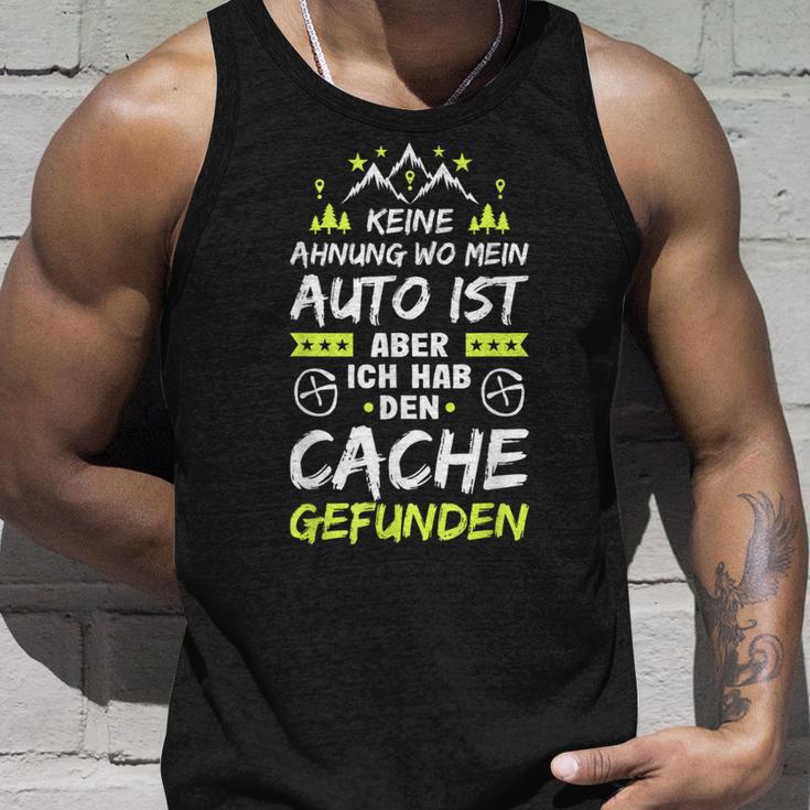 Geocaching No Ahnung Geocacher Cache Geocache Tank Top Geschenke für Ihn