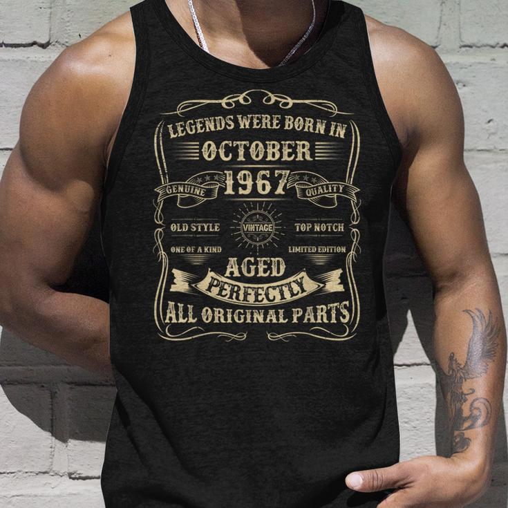 Geschenke Zum 57 Geburtstag Für Männer 57 Jahre Alt Geburtstag Oktober 1967 Tank Top Geschenke für Ihn