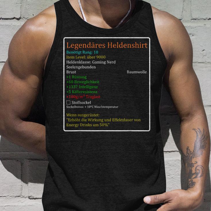 For Gamers And Mmo Rpg Nerds Legendary Heroes Tank Top Geschenke für Ihn