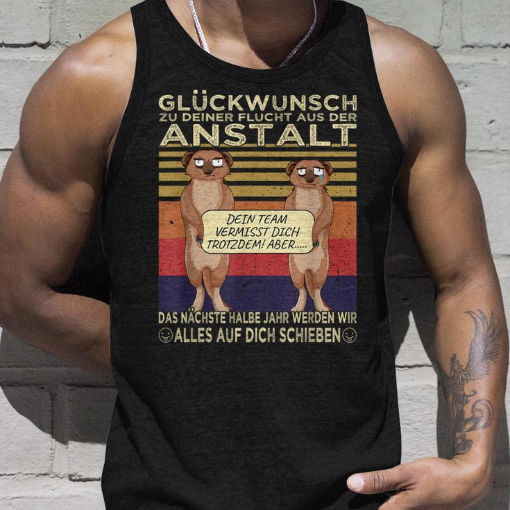 Glückwunsch Zu Dein Flucht Zum Farewell Meerkat S Tank Top Geschenke für Ihn