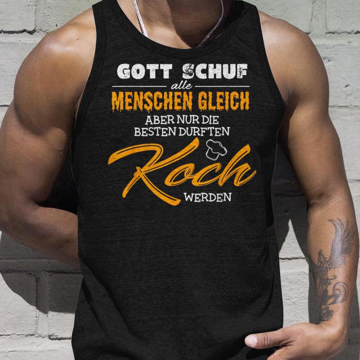 Gott Schuf Alle Menschen Gleichnur Die Besten Werden Koch God Created Tank Top Geschenke für Ihn