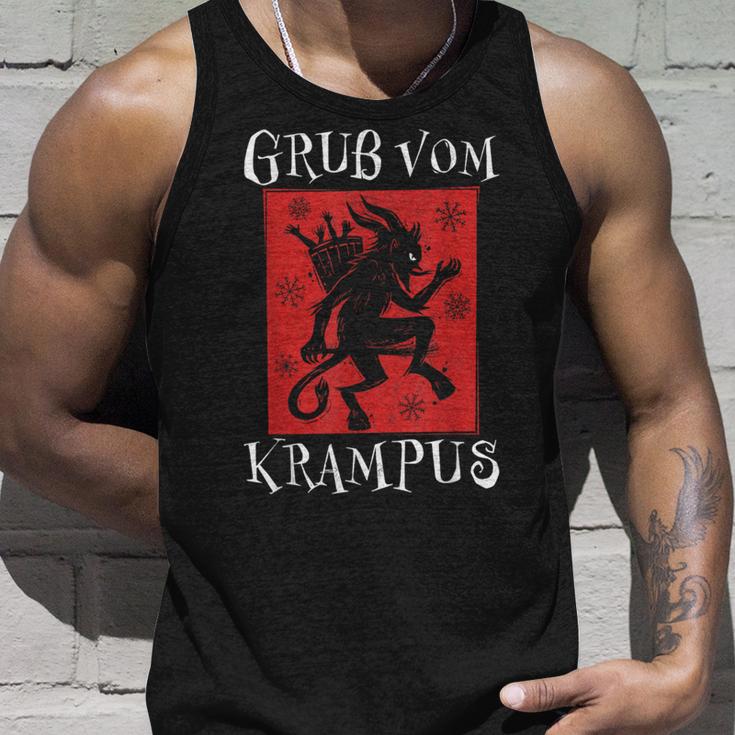 Greetingsom Krampus Santa Claus Kramperl Perchten Krampus S Tank Top Geschenke für Ihn