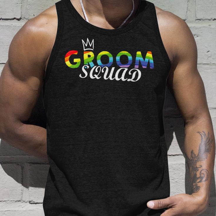 Groom Squad Regenbogen-Flagge Pride Lgbtq Hochzeit Party Stolz Tank Top Geschenke für Ihn