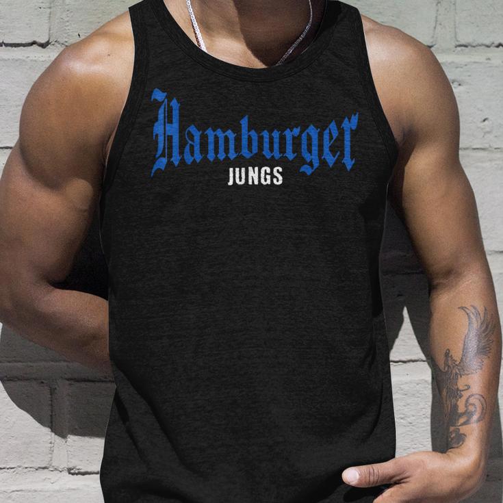 Hamburg Boys' With Lettering Hansestadt S Tank Top Geschenke für Ihn